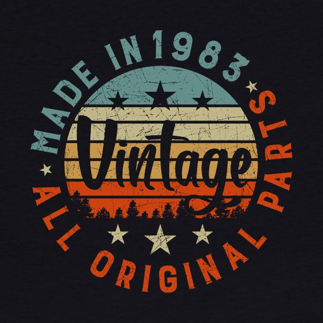 Made In 1983 Vintage All Original Parts 38th Birthday by Salimkaxdew